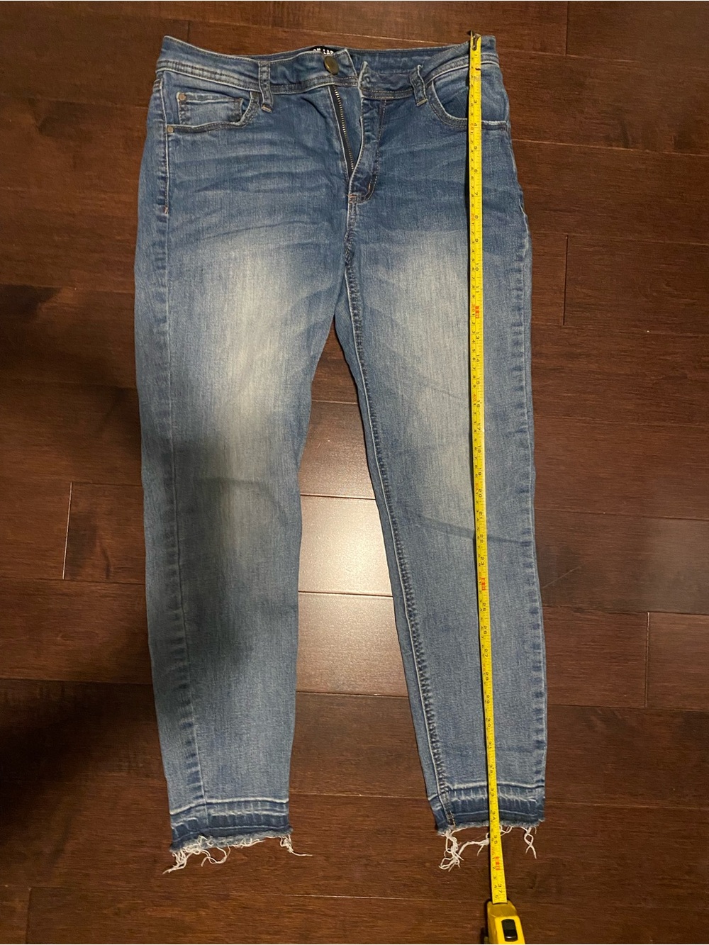 Design Lab Lord & Taylor Light Blue Skinny Jeans.